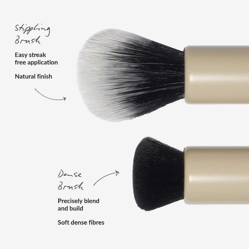 REFY Cream Blush Duo with Duo Face Brush Gift Set