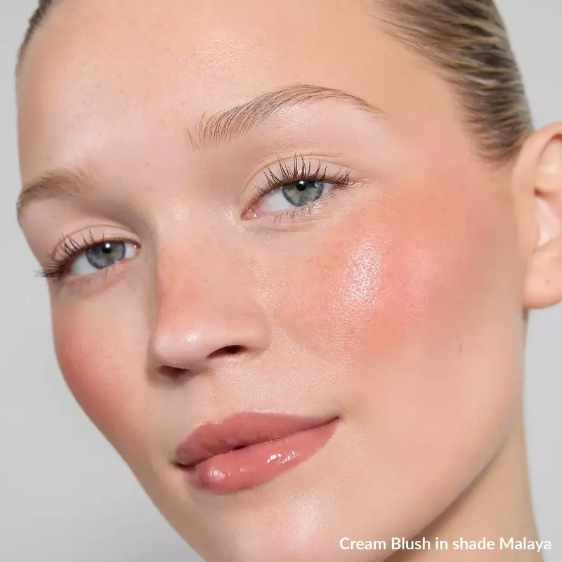 REFY Cream Blush Duo with Duo Face Brush Gift Set