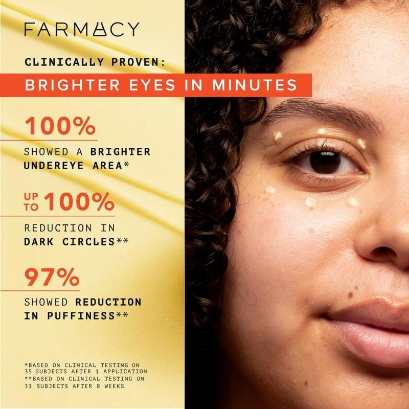 Farmacy Wake Up Honey Eye Crème  Brightening Vitamin C