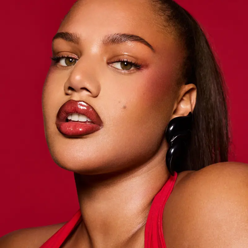 Fenty Beauty Chocolate Cherriez 2-Piece Lip Set + Pouch