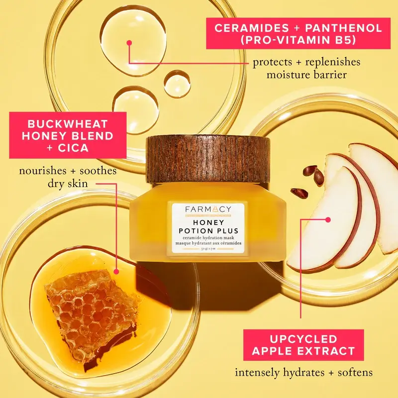 Farmacy Beauty Honey Potion Plus Ceramide Hydration Mask