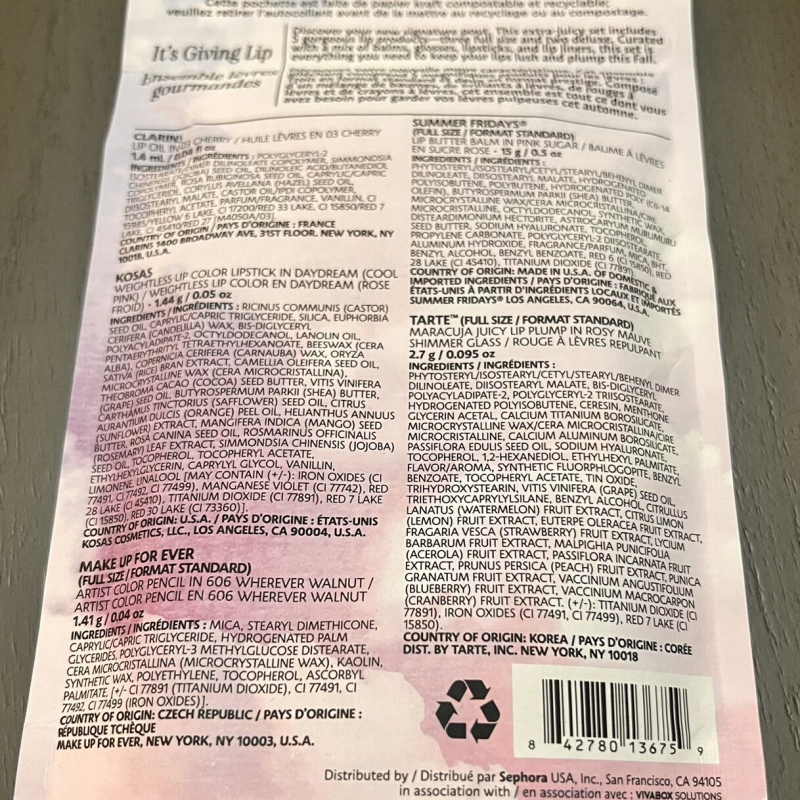 Sephora Favorites It's Giving Lip