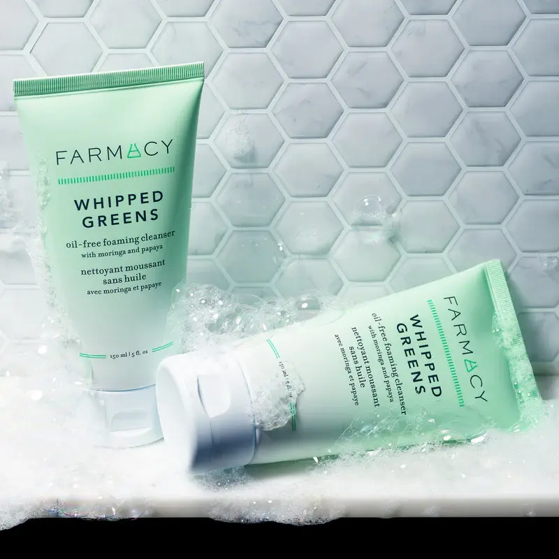 Farmacy- Whipped Greens Oil Free Foaming Cleanser