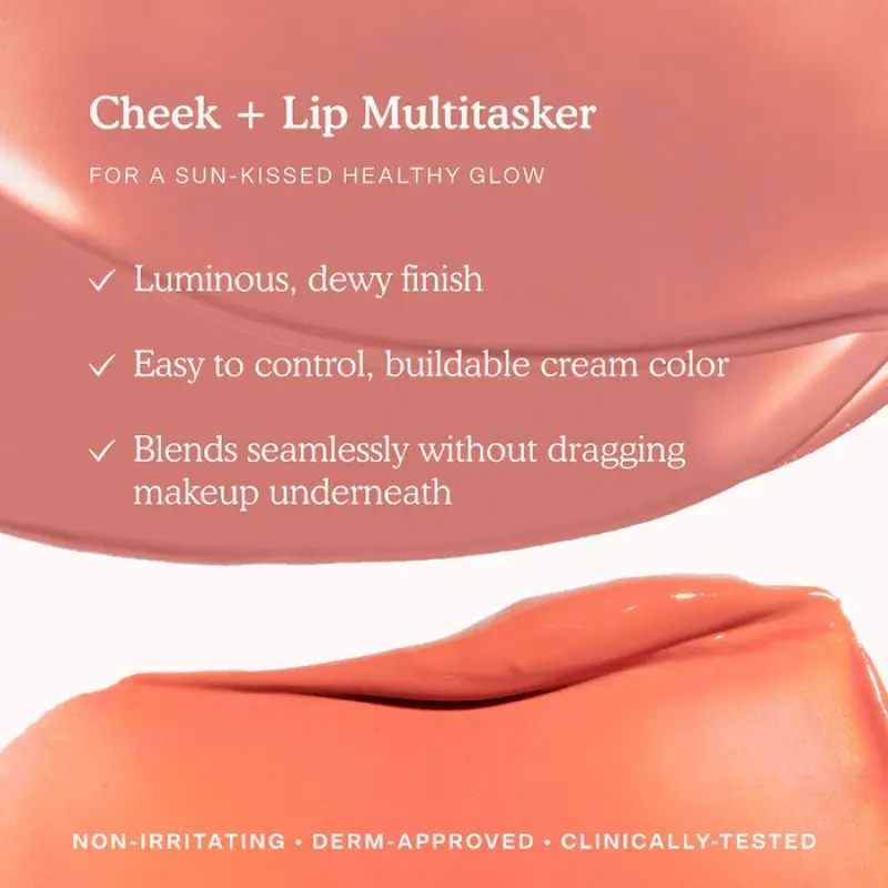 Tower 28 Beauty  BeachPlease Lip + Cheek Dewy Cream Blush