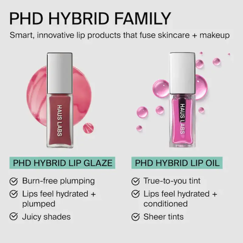 HAUS LABS BY LADY GAGA  Mini PhD Hybrid Hydrating Tinted Lip Oil