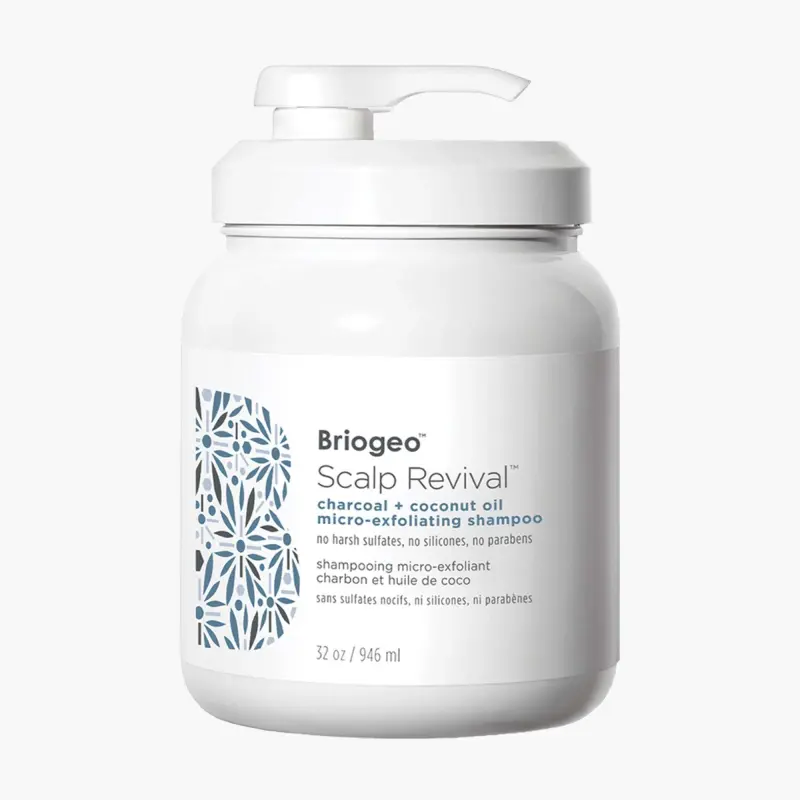 Briogeo Scalp Revival Charcoal + Coconut Oil  Micro-Exfoliating Shampoo Jumbo, 32oz