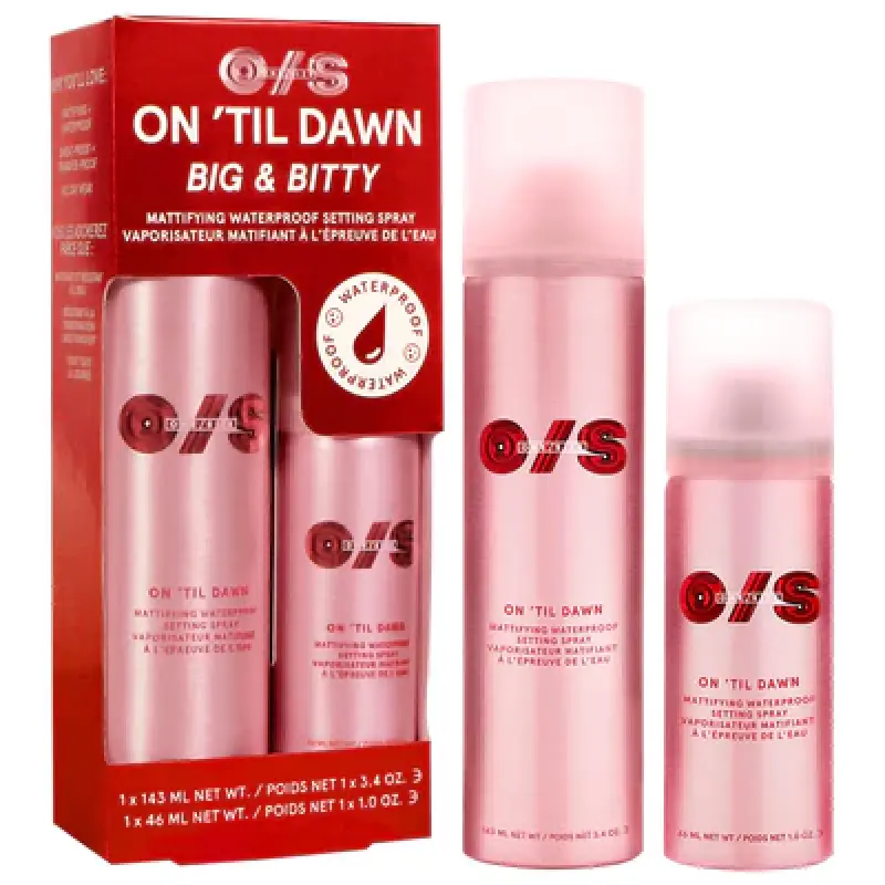 ONE/SIZE Big & Bitty On ‘Til Dawn Waterproof Setting Spray Duo
