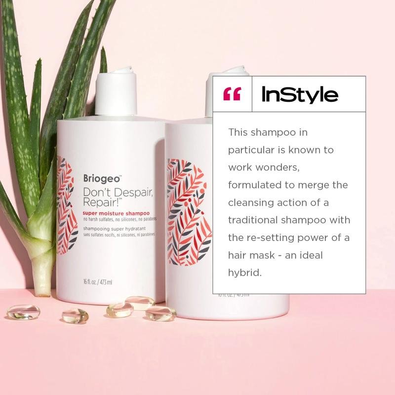 Briogeo Don’t Despair, Repair Rosehip + Algae  Super Moisture Shampoo