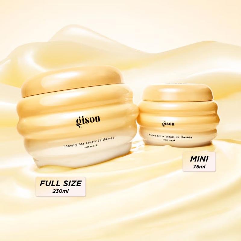 Gisou Honey Gloss Ceramide Therapy Hair Mask Various Sizes